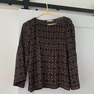 bell sleeve blouse